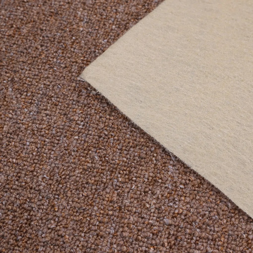 Condor Carpets, AKCIA: 370x400 cm Metrážny koberec Rambo-Bet 60, šíře, hnedá, filc, kuchyňa