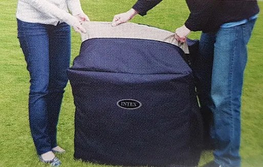 INTEX Nafukovacia vírivka Pure spa pre 4 osoby (bublinky + masáž) 800L