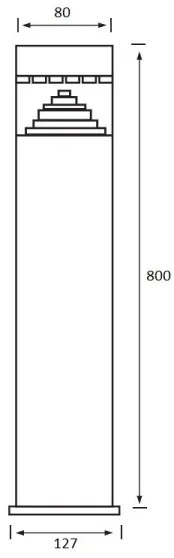 LED Vonkajšia lampa SALIX 1xLED/6W/230V IP44
