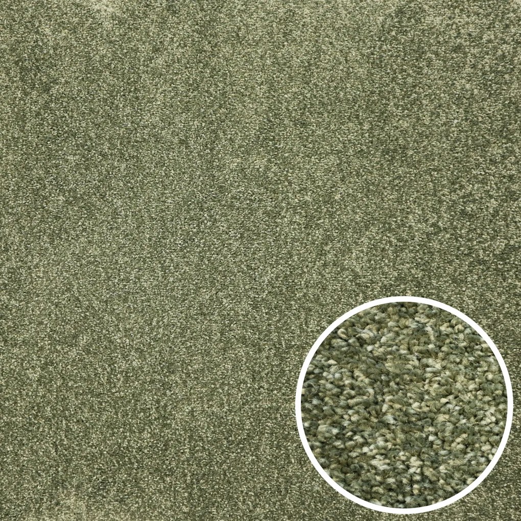 Metrážny koberec Feliz 026, na mieru, šíře 4m, zelená, filc, detská izba, ITC