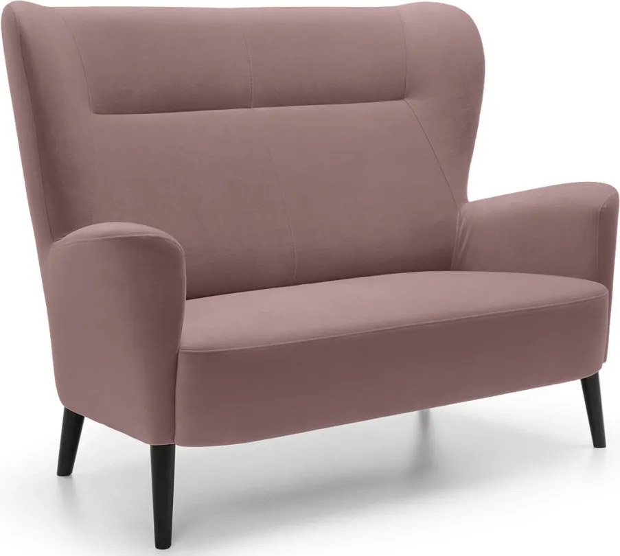 Dvojmiestna pohovka Next, staroružová látka