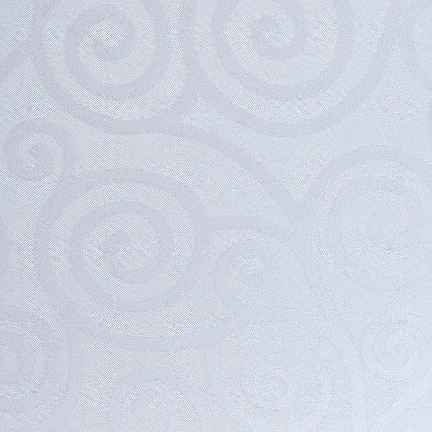 Obrus Slimák biela 140x260 cm odolný voči škvrnám