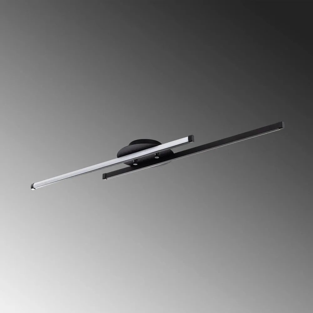 Čierne LED stropné svietidlo 10x86 cm Umut – Opviq lights