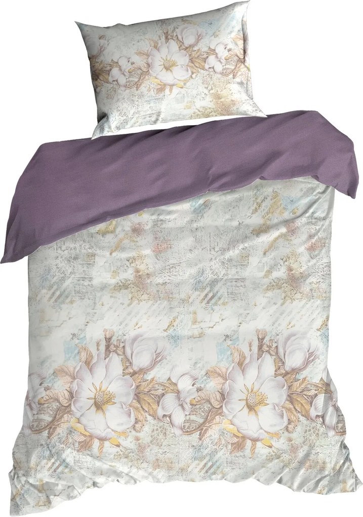 SATÉNOVÉ OBLIEČKY SPRING26 140X200 CM, 1KS 70X80 CM VZOROVANÉ