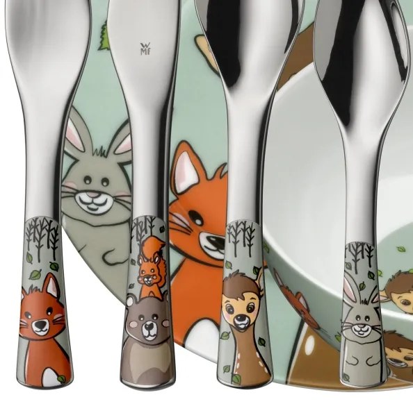 WMF - Sada detského riadu a príborov FOREST FRIENDS 6ks