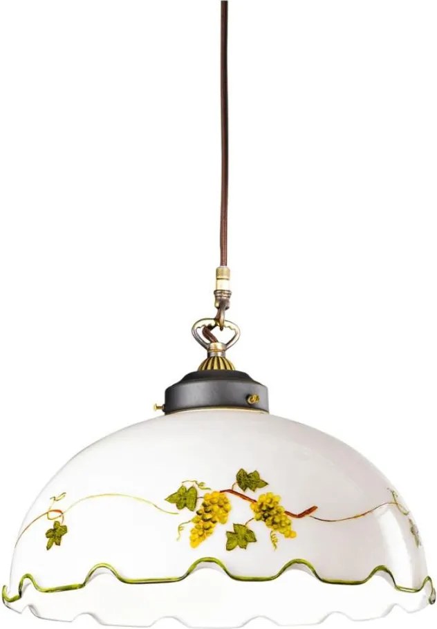 Kolarz 731.32.112 - Závesný luster na lanku NONNA 1xE27/75W/230V pr. 36 cm vínová