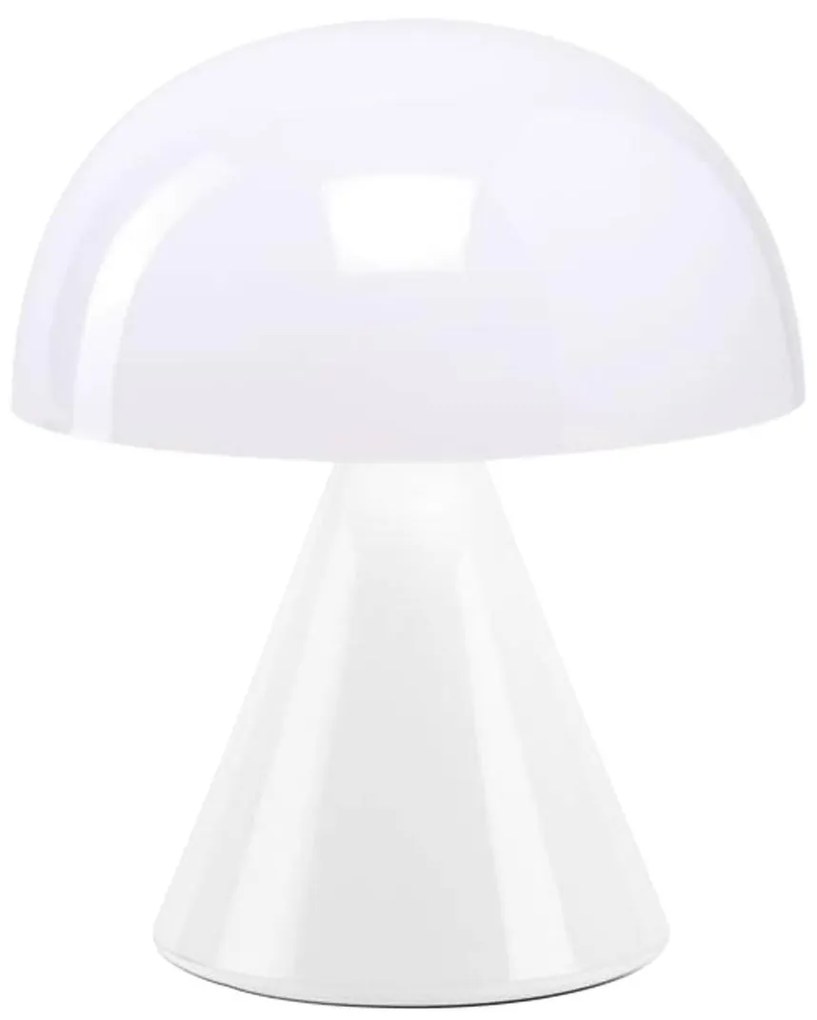 LED-lampa „Mina Glossy White", Ø 7, výš. 8,3 cm