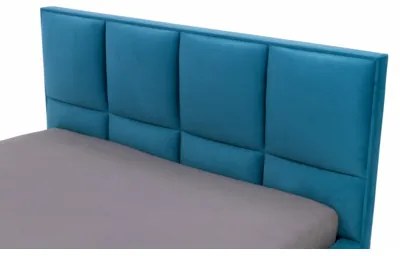 Posteľ FABRIZZIO SQUERE P 160 x 200, s roštom, s úložným priestorom