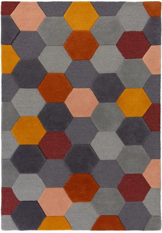DOPREDAJ: 160x230 cm Kusový koberec Moderno Munro Rust Multi, 160x230, viacfarebná, obývacia izba, Flair Rugs