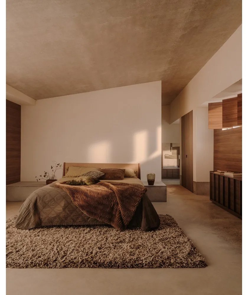 Žlté/zelené obliečky na jednolôžko/predĺžené z bavlneného perkálu 150x220 cm Sifinia – Kave Home