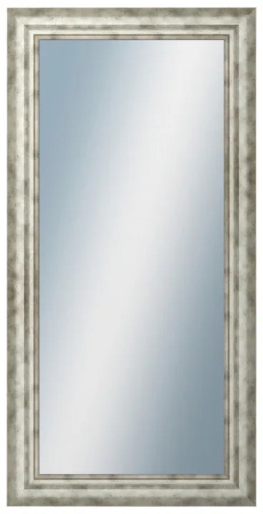 DANTIK - Zrkadlo v rámu, rozmer s rámom 50x100 cm z lišty TRITON široký strieborný (2950)