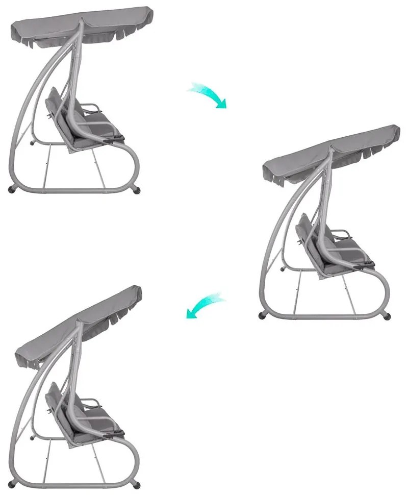 Záhradná hojdačka VENEZIA SPRINGOS GS0015