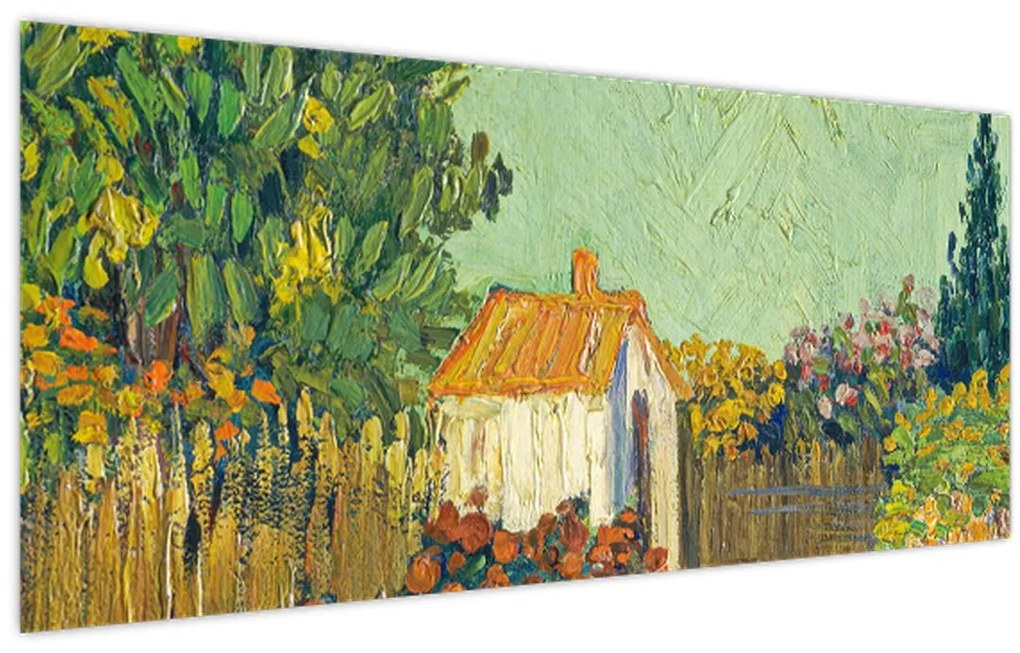 Obraz - Imitator of Vincent van Gogh, Landscape, reprodukcia (120x50 cm)