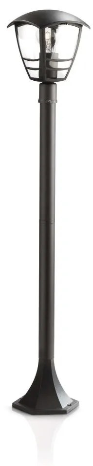 Philips 15383/30/16 - Vonkajšia lampa MYGARDEN CREEK 1xE27/60W/230V čierna M2471