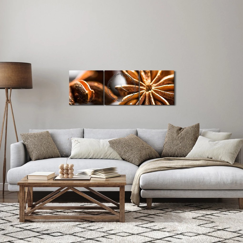 Obraz - Aníz (s hodinami) (90x30 cm)