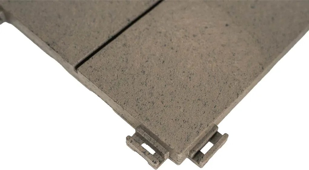 Multy Home Gumová dlaždica STONE MOSAIC 30 x 30 cm, hnedý dub