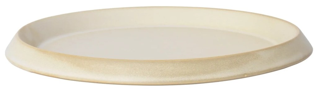 Ferm Living Kameninový tanier Erena Cream Ø 22 cm