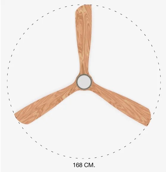 FARO 33505DC - LED Stropný ventilátor LANTAU XL LED/15W/230V pr. 168 cm + DO