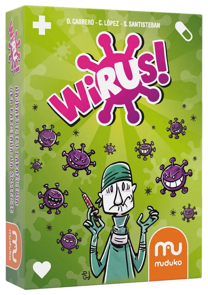 KIK Kartová hra MUDUKO Virus Party Game 8+
