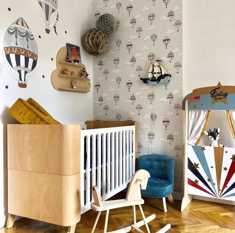 Detská postieľka HOPPA 70 x 140 cm s úložným boxom