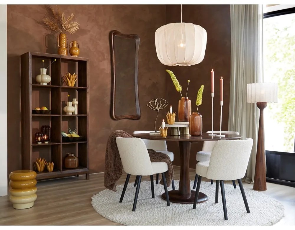 Knižnica z mangového dreva v prírodnej farbe 95x190 cm Sondrio – Light & Living