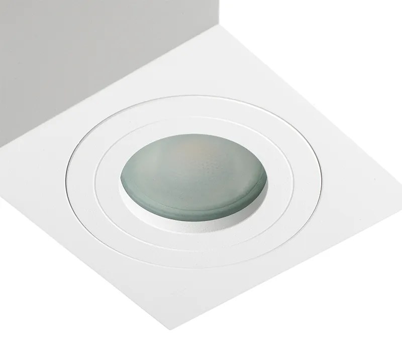 Moderné štvorcové kúpeľňové bodové svetlo biele - Capa