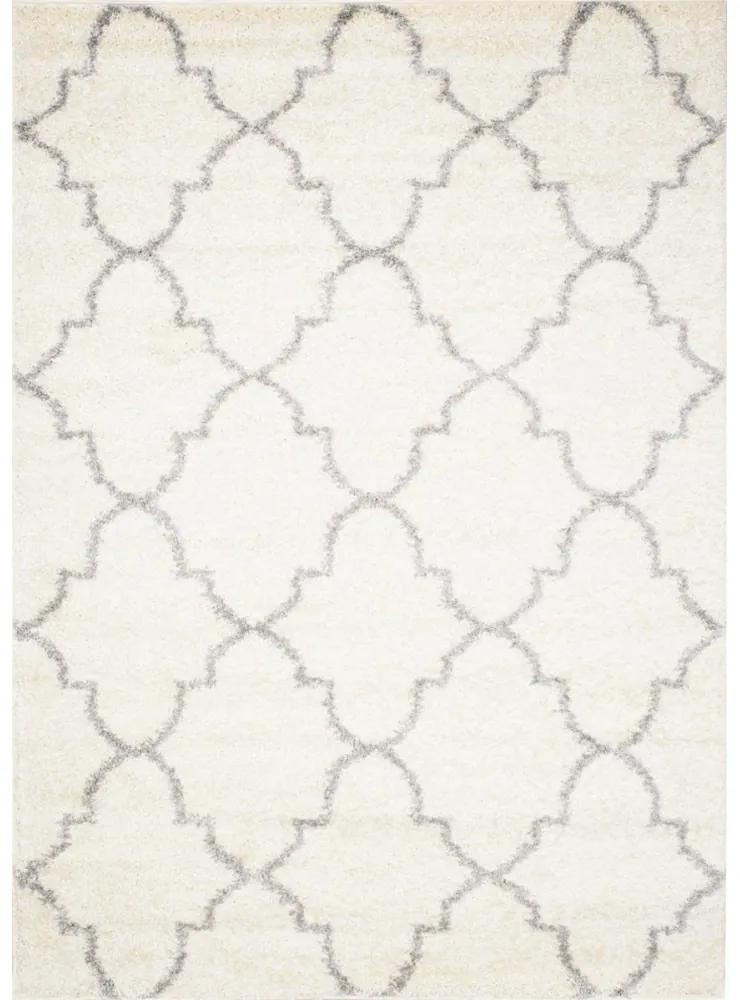 Kusový koberec shaggy Papua krémový 120x170cm