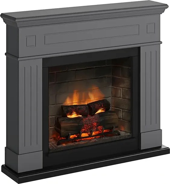 Tagu elektrický krb Larsen Solid Gray Powerflame 2, 1400 W, LED
