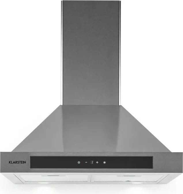 Klarstein Zelda, digestor, 60 cm, nástenný, 620 m³/h, LED, dotykové ovládanie, časovač, nehrdzavejúca oceľ