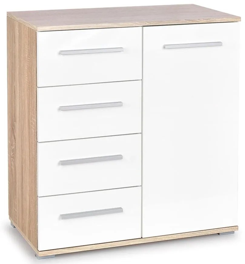 Komoda Lima KM-2 sonoma/biela