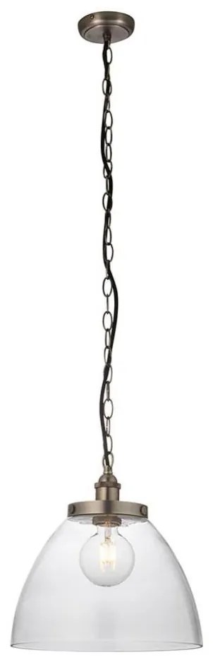 Endon 106896 - Luster na reťazi HANSEN 1xE27/10W/230V matný chróm