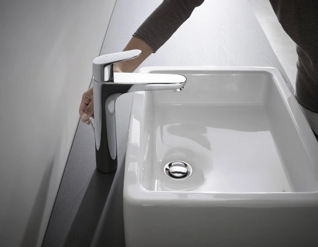 Hansgrohe Focus E2, umývadlová batéria s výpustom, chrómová, HAN-31608000