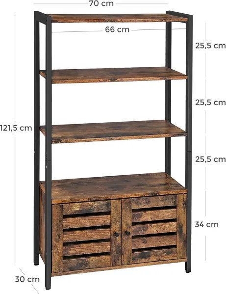 Knižnica so skrinkou LSC75BX