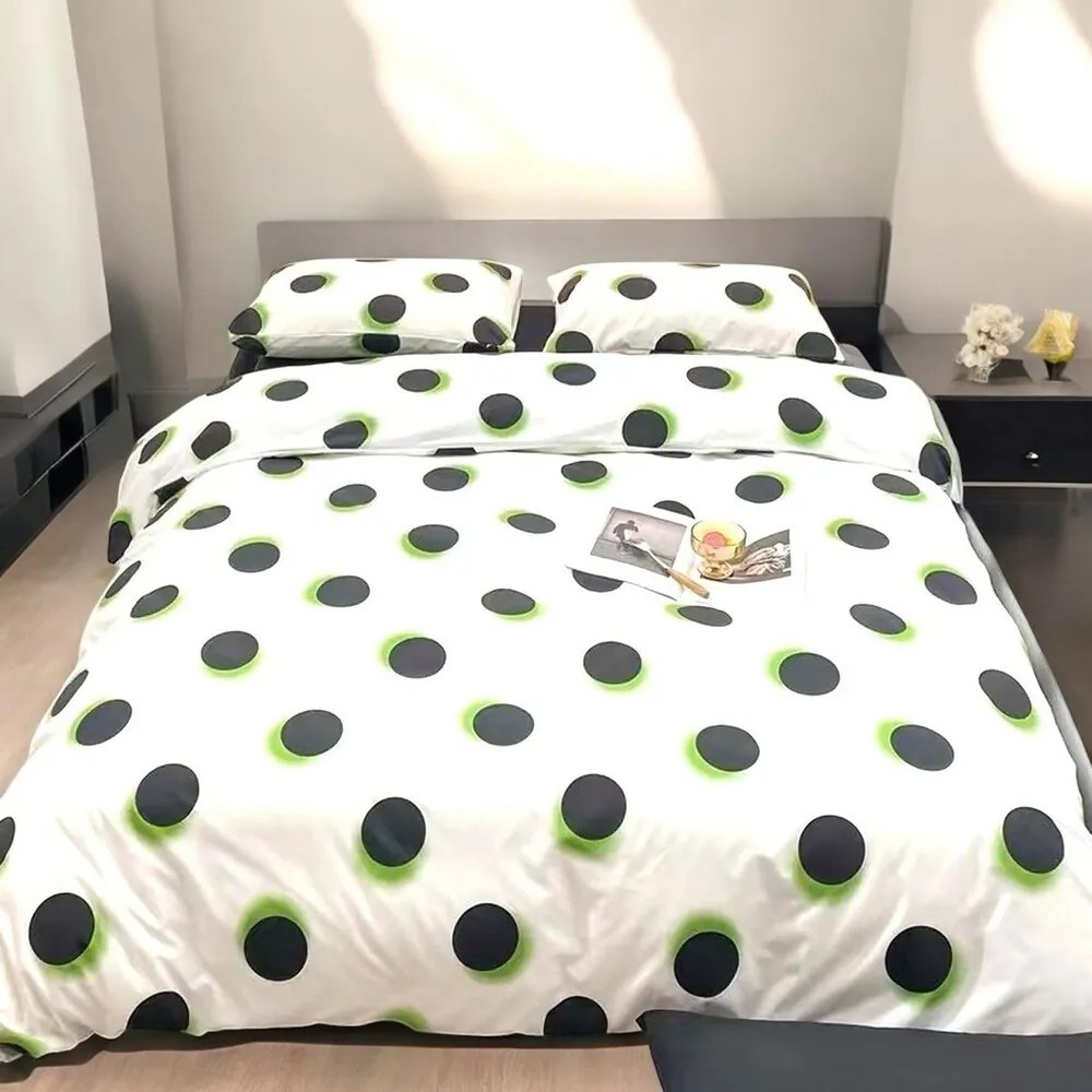 Obliečky Homa PUNTS DALMATI 3-dielna sada 140x200 cm