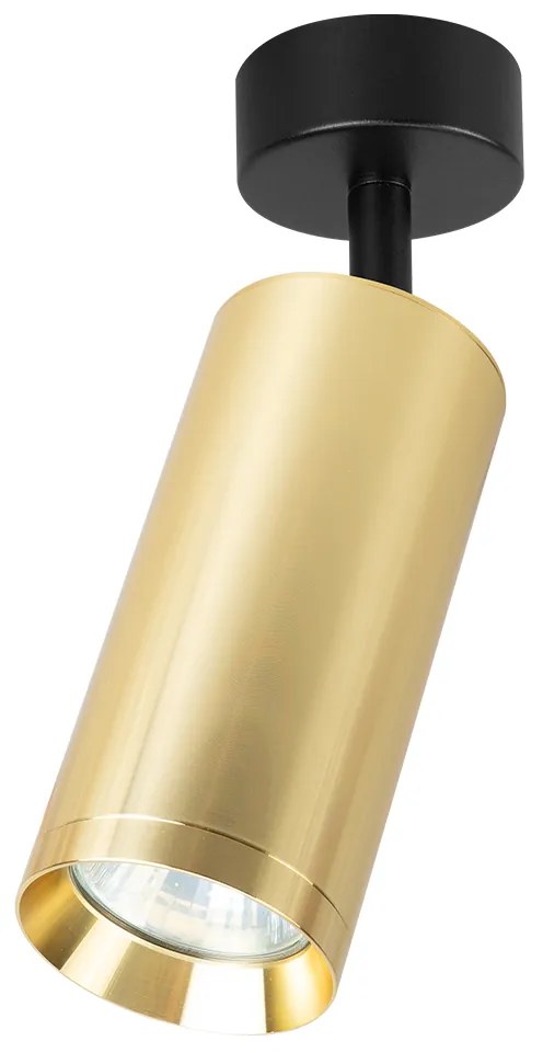 Bodové svietidlo Mica, 1x zlaté kovové tienidlo, b