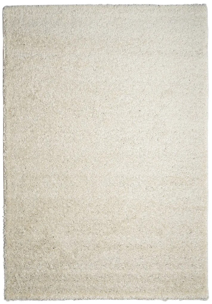 Mono Carpet, Kusový koberec Efor Shaggy 2137 Cream, 80x150, biela, obývacia izba