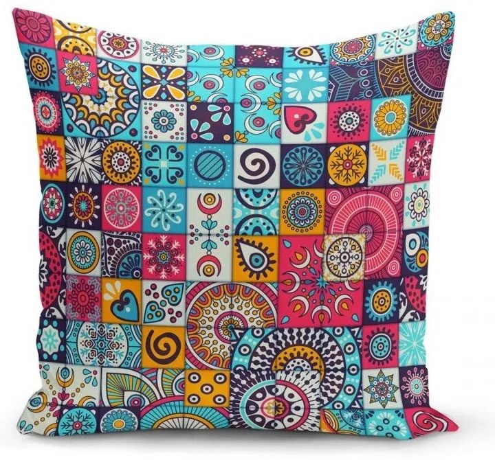 Obliečky na vankúše v súprave 4 ks 45x45 cm Mandala Tiles – Minimalist Cushion Covers
