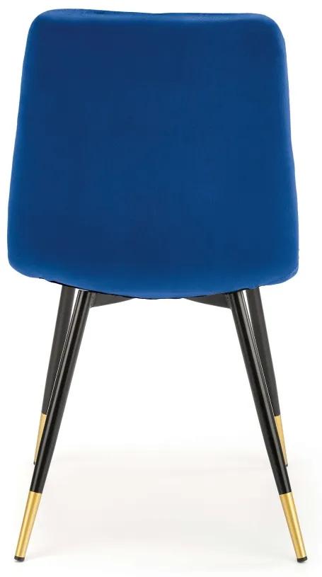Židle MUSTARD K438 modrá