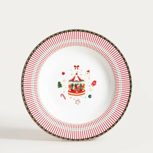 Hlboký tanier CIRCORIA s vianočným vzorom 761690