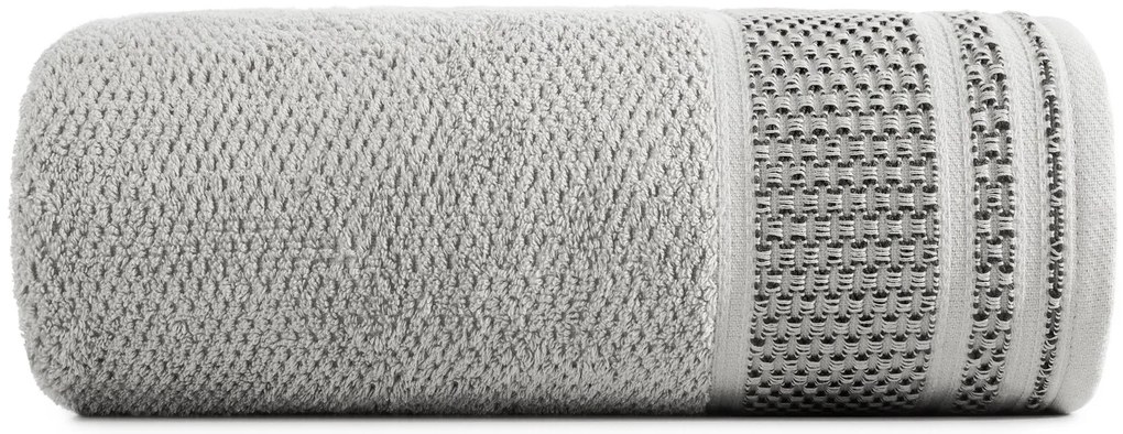 BAVLNENÝ UTERÁK SUZANA 70X140 CM STRIEBORNÁ