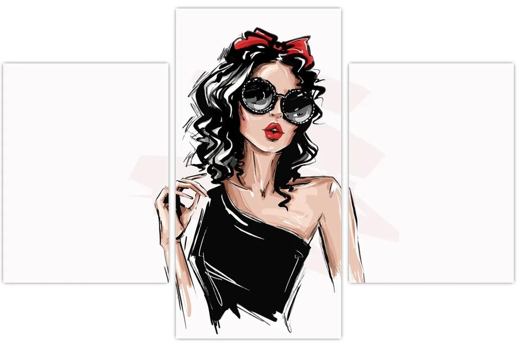 Obraz - Fashion woman (90x60 cm)