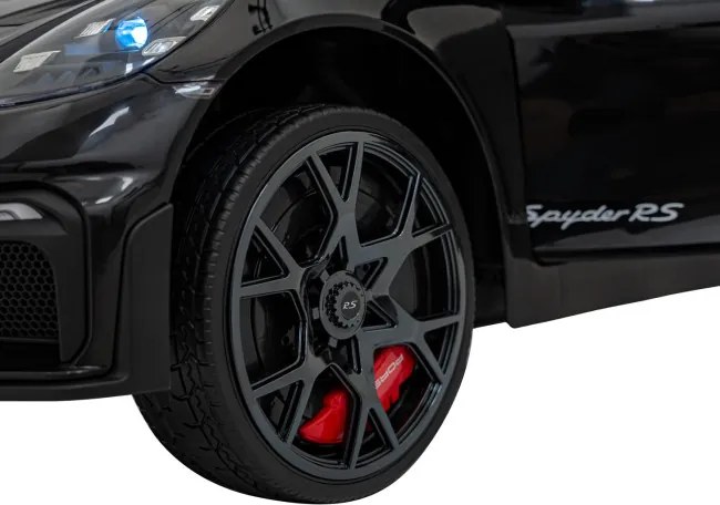 Elektrické autíčko Porsche Spyder RS 718 MP4 čierne