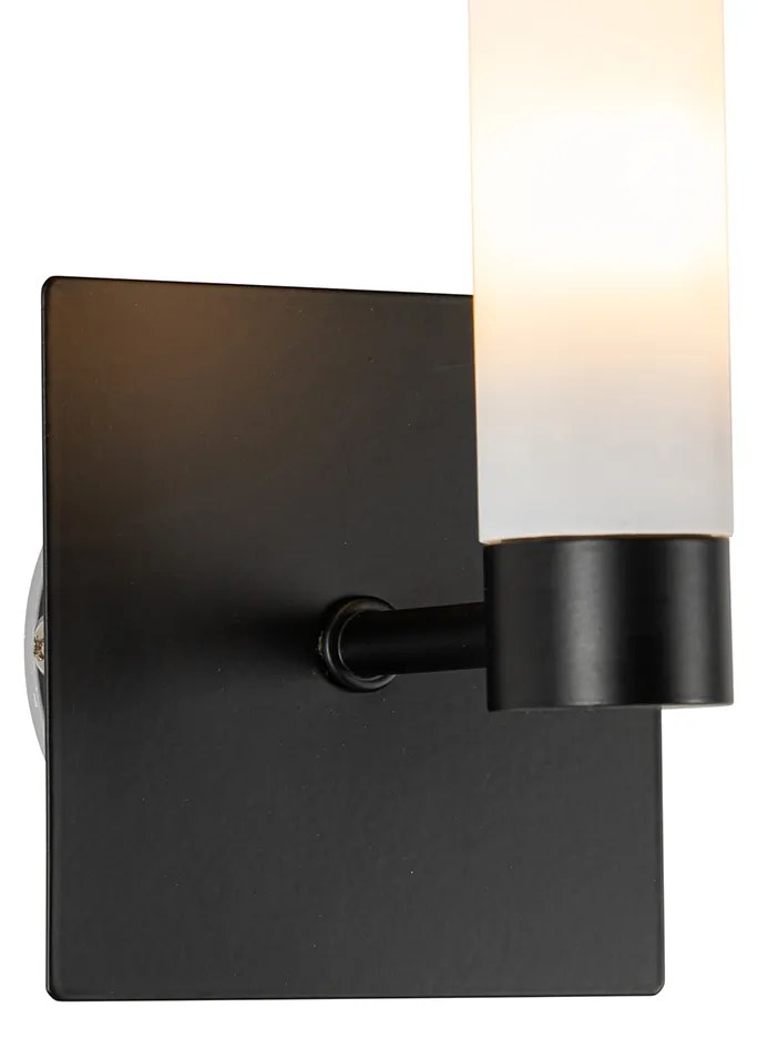 Moderná nástenná lampa do kúpeľne čierna IP44 - Bath