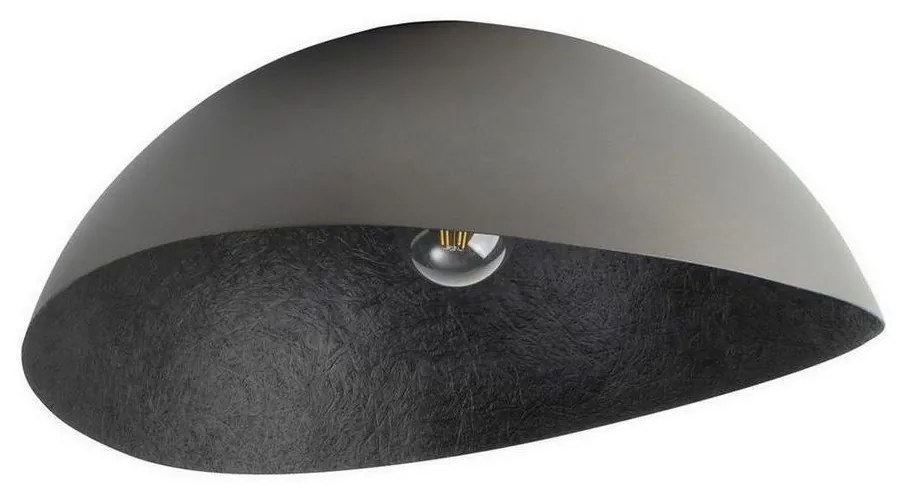 Prisadený luster SOLARIS 1xE27/60W/230V strieborná/čierna