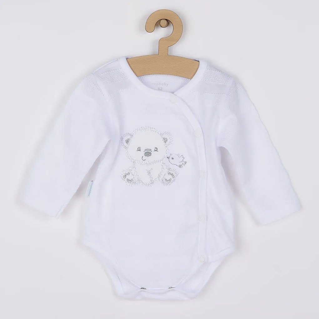 Dojčenská súprava do pôrodnice New Baby Sweet Bear biela