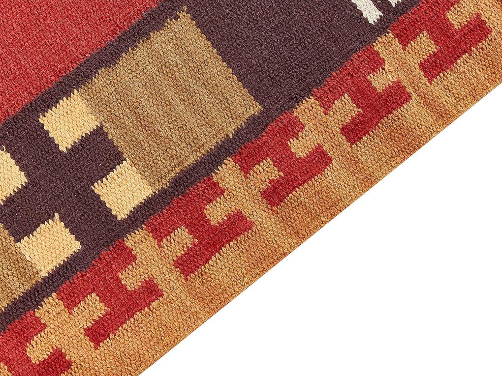 Bavlnený kelímový koberec 80 x 150 cm viacfarebný PARAKAR Beliani