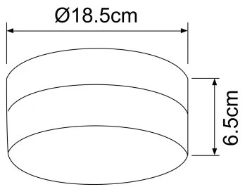 GLOBO 48401 - Stropné svietidlo OPAL 1xE27/40W