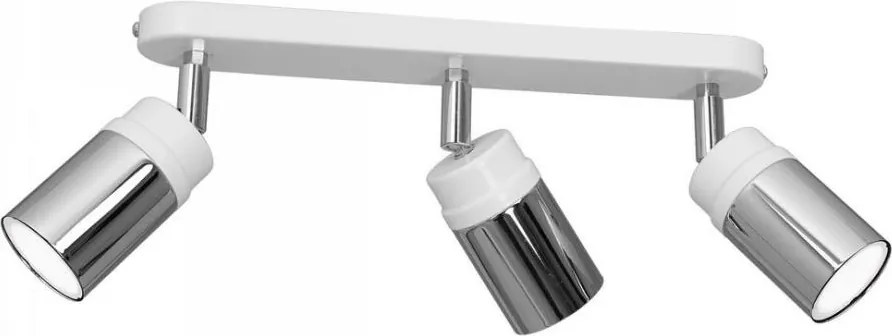 Bodové svietidlo NEST 3xGU10/8W/230V biela/chróm