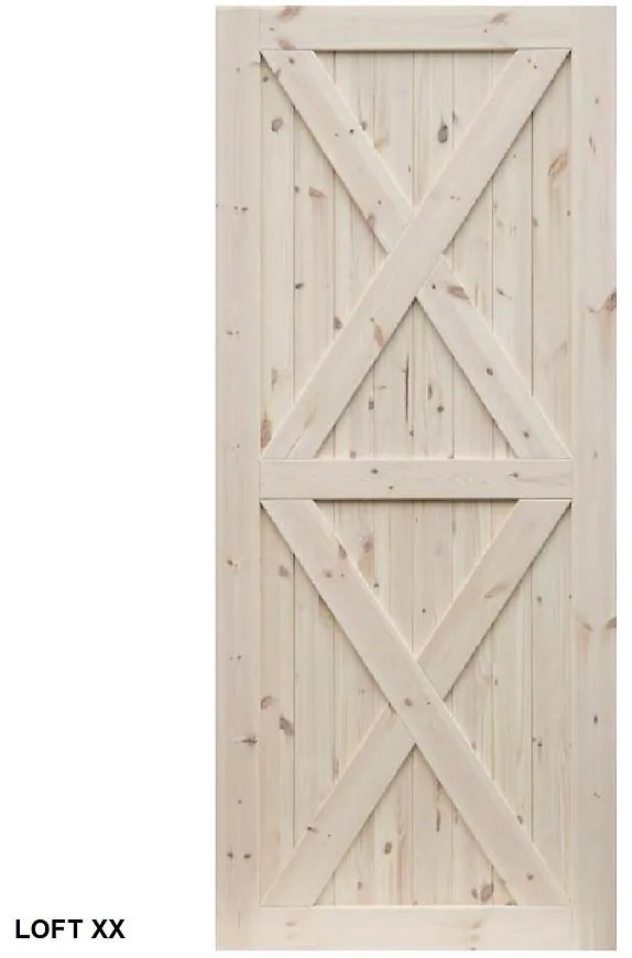 Dvere posuvné na mieru Loft XX