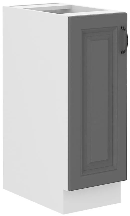 Kuchynská skrinka Stilo dustgrey/biely 30d cargo bb